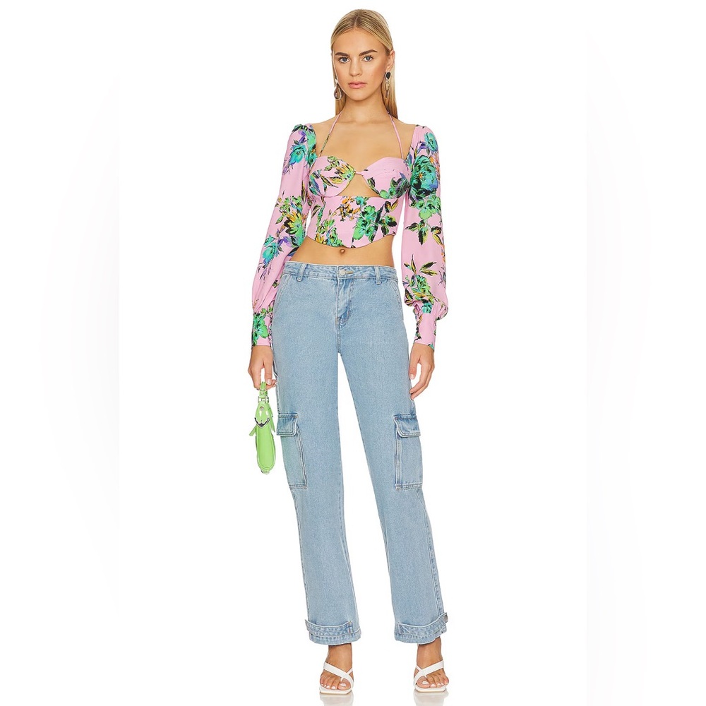 AFRM Pink Tara Top | Size Medium